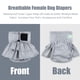 thumbnail image 5 of Pañales para perros Wegreeco para mujer, lavables, muy absorbentes, pequeños, 5 of 7