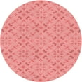 thumbnail image 1 of Ahgly Company Indoor Round Patterned Pastel Pink Area Rugs, 3' Round, 1 of 1