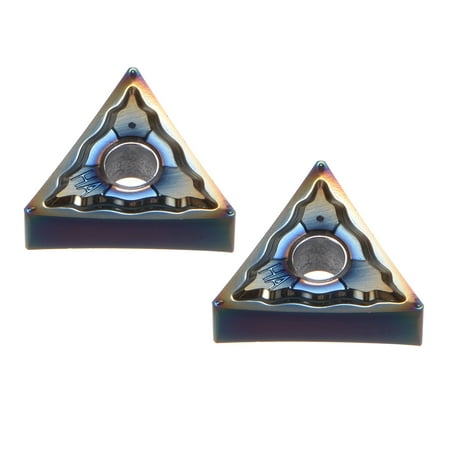 

Uxcell Carbide Turning Inserts TNMG160404-AK CNC Lathe Indexable for WTJN Series Holder 2Packs