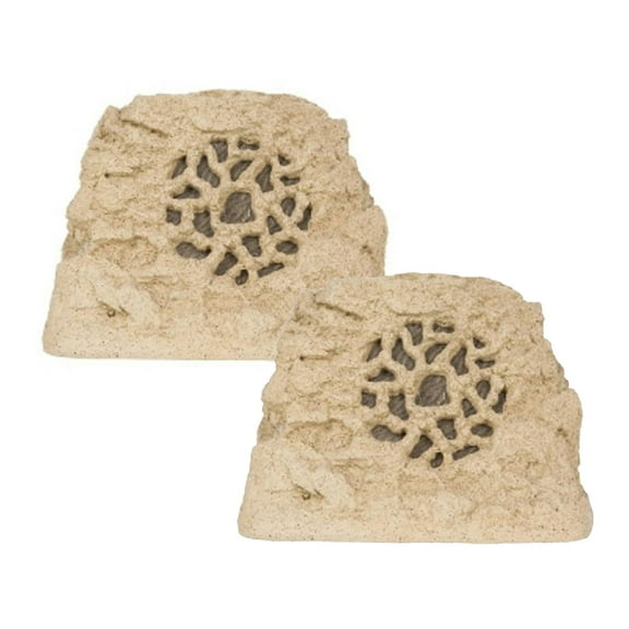 SpeakerCraft Ruckus 8 Series Rock Landscape Speaker - Pair (Sandstone)