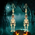 thumbnail image 2 of BNNG Ghost Stud Earrings For Halloween Halloween Artificial Animal Shaped Black Earrings Gold Halloween Earrings Halloween Party Earrings For Women Earrings Zany Halloween Earrings, 2 of 4