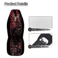 thumbnail image 6 of Uorisanigo Flag Deer Car Seat Covers for Women Waterproof Front Seat Covers Stretch Polyester Fabric Cover Anti Slip Car Accessories Universal Fit for Most Vehicle, 6 of 7