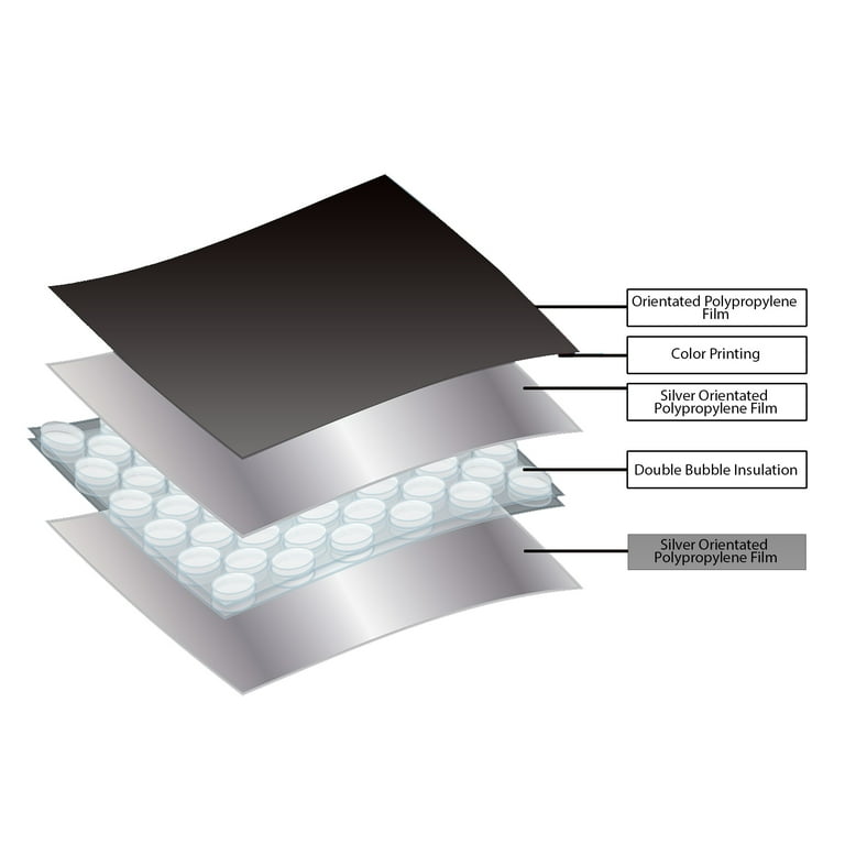 Genuine Dickies Red Diamond Accordion Auto Sunshade, Black