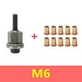 thumbnail image 2 of Adaptador de Remachadora Manual para Placa de Matrícula Metálica, Instalación Sencilla, 11 Piezas M6, 2 of 5