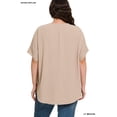 thumbnail image 3 of Zenana Women's Brushed Microfiber Lightweight Round Neck Long Sleeve Tee Shirts Top, 3 of 5