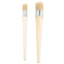 GOOHOCHY  2 Pcs Paint Brush Stencil Round for Chalk Professional Brushes