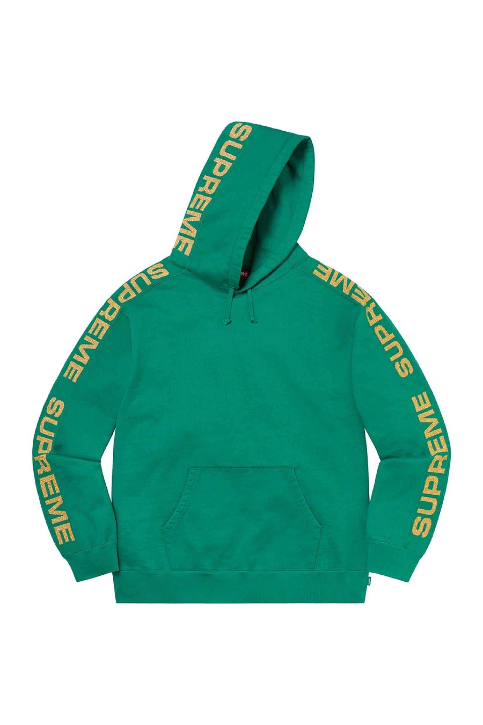 supreme rib hooded sweatshirt