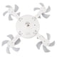 thumbnail image 5 of Luz De Ventilador De Techo, 6500K 4500K 3000K Lámpara De Ventilador De Habitación Con Flujo De Aire Fuerte Temporización 2H 4H Para Casquillo E26 E27 Para Dormitorio De Cocina, 5 of 7