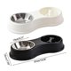 thumbnail image 2 of Non-slip Base Pet Dog Bowls Stainless Steel Slow Feeding Feeder Water Bowl, 2 of 5