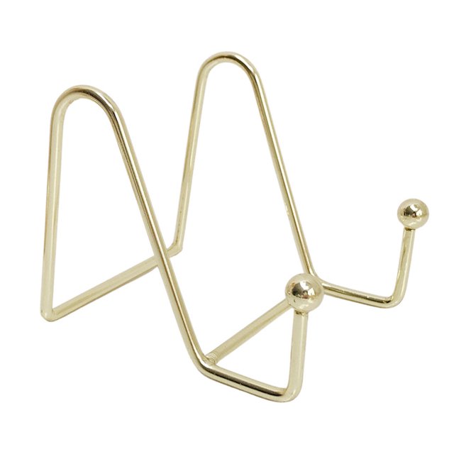Base de estante dorado para uñas, Base de tablero de exhibición de uñas de moda de Metal elegante para manicura, Base de estante dorado para uñas