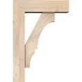 thumbnail image 3 of Ekena Millwork 7 1/2"W x 26"D x 38"H Balboa Block Smooth Bracket w/ Offset Brace, Douglas Fir, 3 of 25