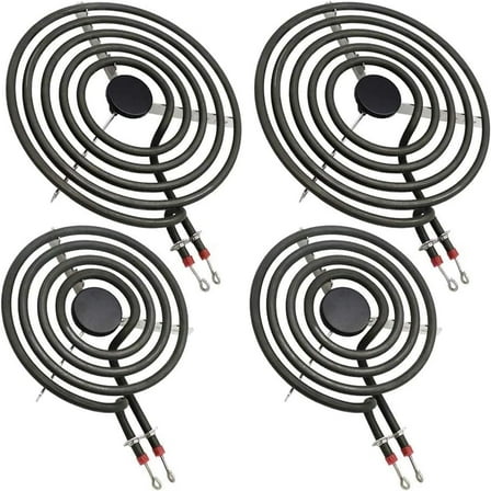 MP22YA Electric Range Burner Element Set (2 Pcs MP15YA 6" & 2 Pcs MP21YA 8") for Whirlpool Maytag Ranges/Stove
