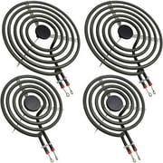 MP22YA Electric Range Burner Element Set (2 Pcs MP15YA 6" & 2 Pcs MP21YA 8") for Whirlpool Maytag Ranges/Stove