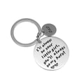 thumbnail image 6 of Dad I'll always be your little girl, you'll always be my hero Stainless Steel Keychain, 6 of 9