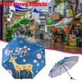 thumbnail image 1 of RYRDWP 110 cm diameter fresh literary umbrella protection umbrella, 1 of 8