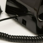 GPO 746 Rotary Dial Corded Phone, Black, (New)