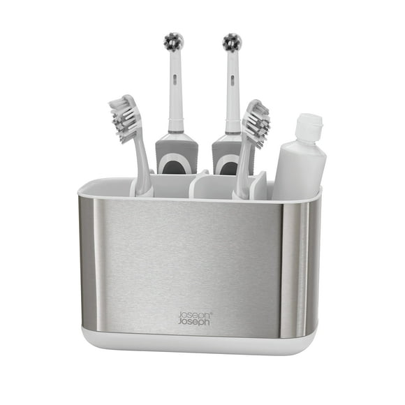 Soporte para cepillos de dientes Joseph Joseph EasyStore de acero inoxidable