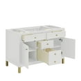 thumbnail image 5 of James Martin Vanities 503-V48-3Wz Chicago 48" Free Standing Single Basin Vanity Set -, 5 of 7