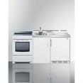 thumbnail image 2 of All-in-one combination kitchenette with refrigerator-freezer, sink, storage cabinet, and smooth-top range, 2 of 5