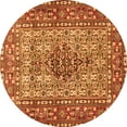 thumbnail image 1 of Ahgly Company Indoor Round Persian Orange Traditional Area Rugs, 4' Round, 1 of 1