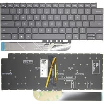 New US Black English Backlit Laptop Keyboard (Without palmrest) for Dell P128F P128F001 P119F P119F001 Light Backlight