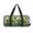Football Doodle, variant on French Bulldog Face print Round Travel Duffel Bag is a foldable gym bag with an inner pocket, perfect for travel sports