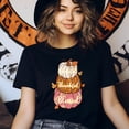 thumbnail image 3 of Grateful Thankful Blessed Pumpkin T-Shirt | Unisex Fall Outfit, Azalea, Size M, 3 of 6