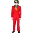 thumbnail image 2 of Disfraz de Joker de Halloween para hombre, disfraz de Joker, traje de cosplay completo, película de terror, fácil de usar, 2 of 5