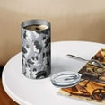 thumbnail image 3 of 20oz Coffee Tumblers Cute Border Collie Pattern Stainless Steel Vacuum Insulated Travel Tumbler Coffee Cups Mug with Lid and Straw with Cleaning Brush for Cold & Hot Drinks, 3 of 5