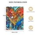 thumbnail image 2 of JEUXUS Colorful Love Heart Canvas Wall Art Abstract Romantic Artwork for Bedroom Contemporary Paintings Framed and Stretched Ready to Hang, 2 of 5