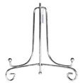 thumbnail image 1 of NETSENG Set Of 2 Silver Metal Easels Plate Holder Decorative Display Stands For Photo, Picture Frames, Cookbooks, Decorative Plates, Paintings, 1 of 3