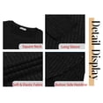 thumbnail image 5 of Fantaslook Square Neck Tops for Women Long Sleeve Dressy Blouses Button Side Tunic Shirts, 5 of 8