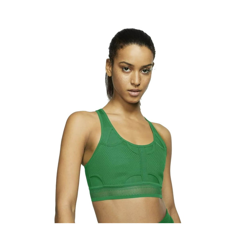 Nike Women's Training Ultrabreathe Sports Training Bra (Green, X-Large)