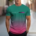 thumbnail image 2 of Wavsuf Mens Graphic Tees Men T Shirts Short Sleeve Retro Round Neck Cotton T Shirt Mint Green Size M, 2 of 6