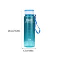 thumbnail image 3 of Toystoory Botella de agua de generalizado, tetera de plástico para fugas de té, jarras para deportes al aire libre, taza para parejas, taza Utensilios de cocina Azul, 3 of 6