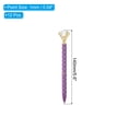thumbnail image 2 of Uxcell Black Ink Ballpoint Pen, 12 Pack Twist Metal Pen 1.0mm Medium Point for Note Taking Journaling, Purple, 2 of 7