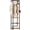 Rustic Brown and Black, variant on Garment Rack, Coat Rack with 3 Shelves and 4 Hooks, 71" H Clothes Stand for Hanging Clothes, Hanging Rod for for Bedroom, Hallway, Entryway, Office, Living Room, Rustic Brown and Black