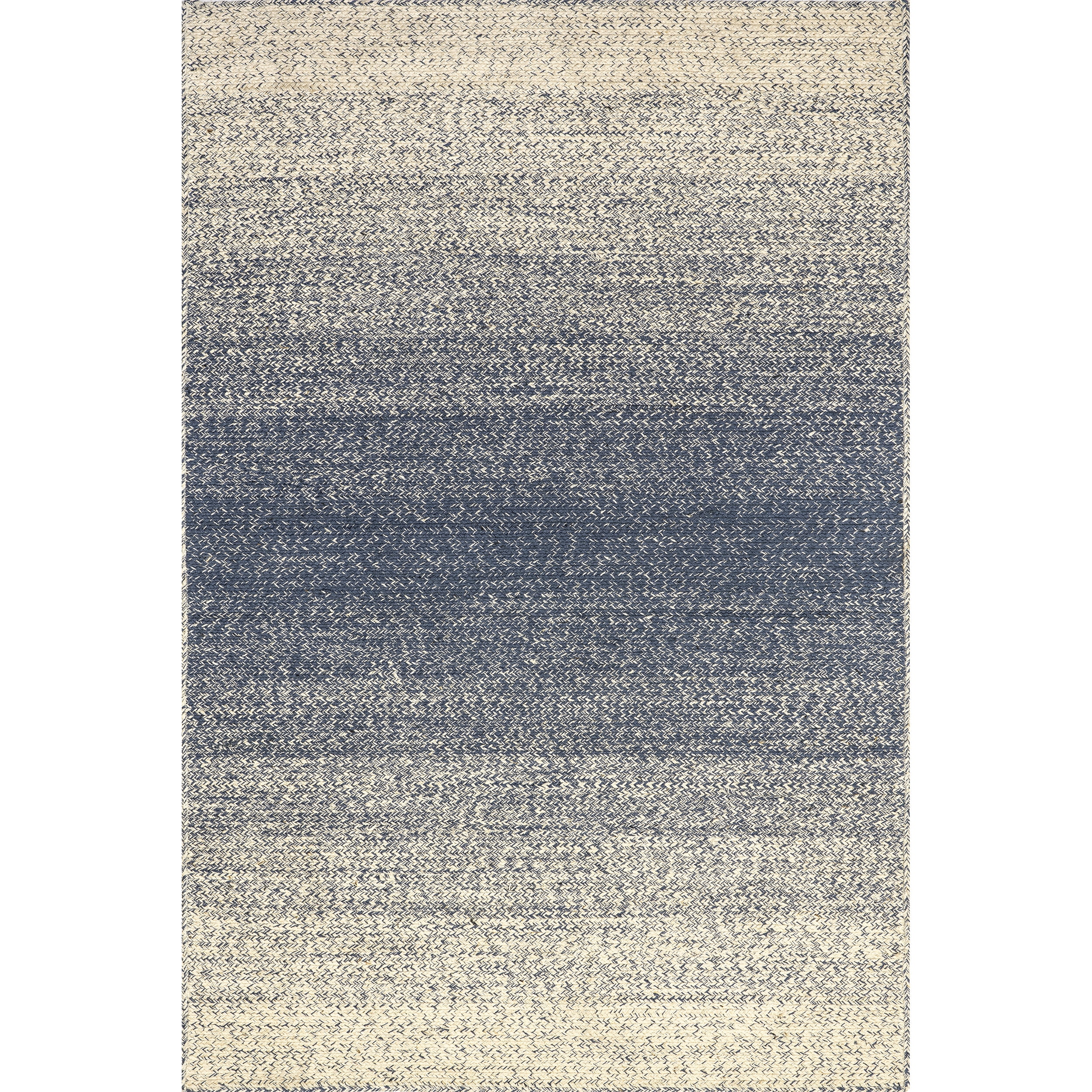 nuLOOM Alvinia Ombre Flatweave Jute Area Rug, 5' x 8', Gray