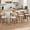 Beige, variant on MALOL Mid Century Modern Kitchen Bar Stools Set of 4, Upholstered Beige Seating