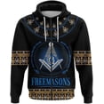 thumbnail image 2 of Sudadera con capucha de masones con estampado 3D para hombre, sudadera con cremallera, sudadera informal de manga larga, ropa de calle moderna con capucha de estilo Harajuku, 2 of 5
