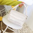 thumbnail image 3 of Bolso Mano para Mujer Con Cierre Y Asa Superior (blanco), 3 of 9