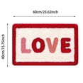 thumbnail image 2 of Home Decor Valentine'S Day Carpet Valentine'S Day Bathroom Decoration Bathroom Mat Red Bathroom Decoration Washable Heart Shaped Floor And Door Mat Welcome Carpet 23.62''X35.43'', 2 of 6