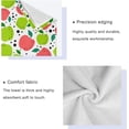 thumbnail image 4 of Coolnut Fruits Bathroom Towel Set of 3 with Hand Towel, Wash Cloths & Bath Towel, Extra Aborbent Soft Towels Set Decor for Bathing Home Shower Wash cloth, 4 of 7