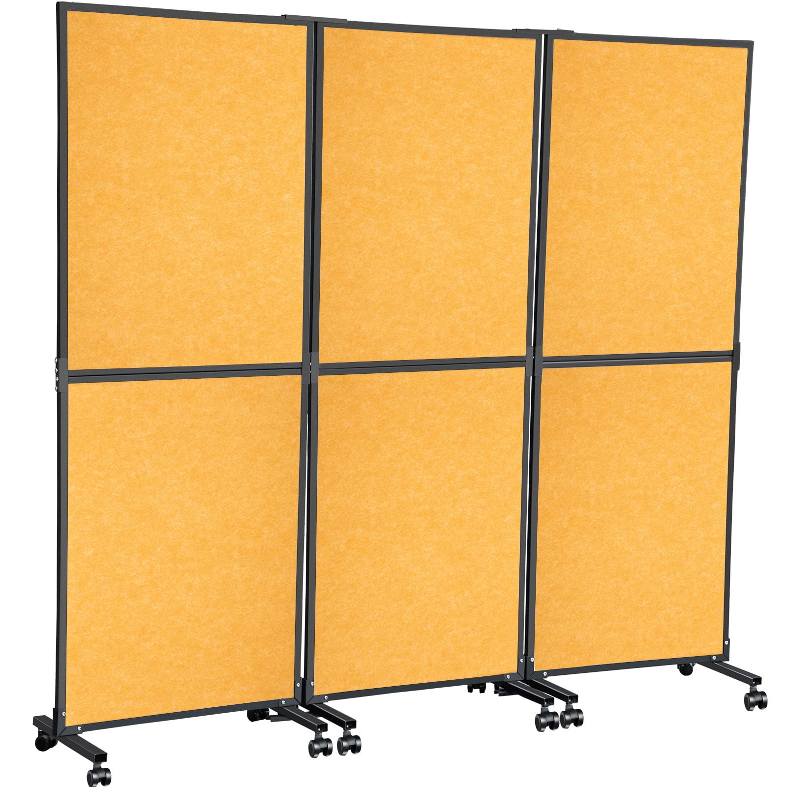 VEVORbrand Acoustic Room Divider 72"x66" Office Partition Panel 3 Pack