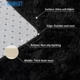 thumbnail image 7 of 5 x 7 Shag Area Rug for Living Room Bedroom, Tie-Dyed High Pile Soft Plush Shaggy Furry Cream Bedside Playroom Dorm Carpet, Non-Slip, Non-Shedding Modern Indoor Floor Rug, 7 of 7