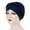 Navy, variant on Certgust Head Scarf for Women Chemo Headwear for Women India Solid One Tail Chemo Beanie Scarf Turban Warm Wrap Cap Head Wraps for Women Black