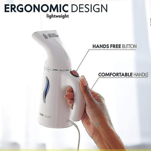 Handheld Mini Portable Steam Iron Travel Garment Steamer For Clothes White