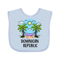 Inktastic Summer Vacatoion in the Dominican Republic Boys or Girls Baby Bib