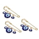 thumbnail image 4 of Pins De Ropa, Alfileres De Seguridad De Diseño único 3 Pendientes De Ojos Azules Uso Multifuncional Para La Decoración De La Ropa Para La Decoración De La Bolsa Para La, 4 of 7