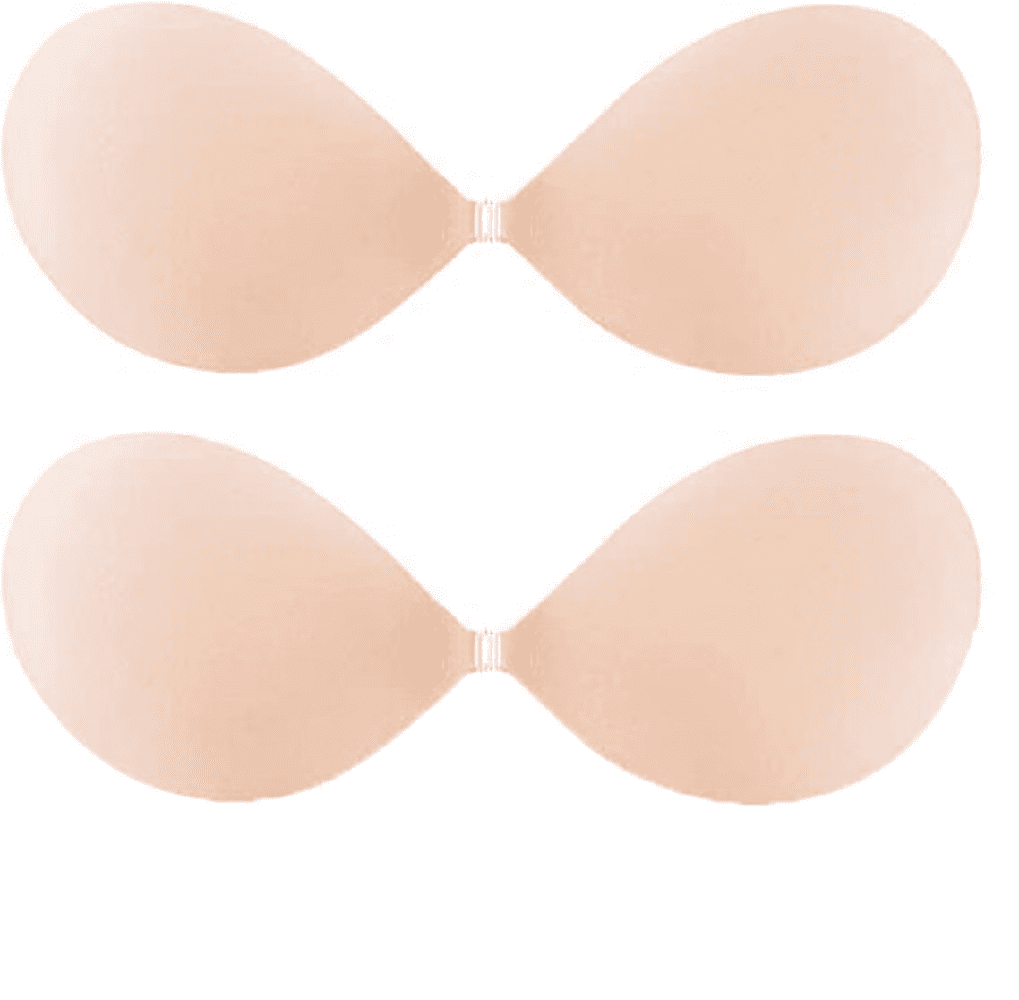 XBTCLXEBCO 2 Pair Invisible Sticky Bra for Women Breast Lift Strapless Backless Petals Nippless